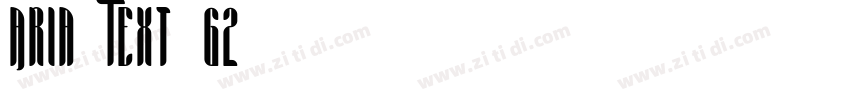 Aria Text G2字体转换